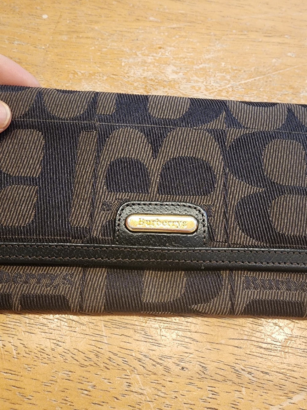Burberrys Brown Monogram Wallet